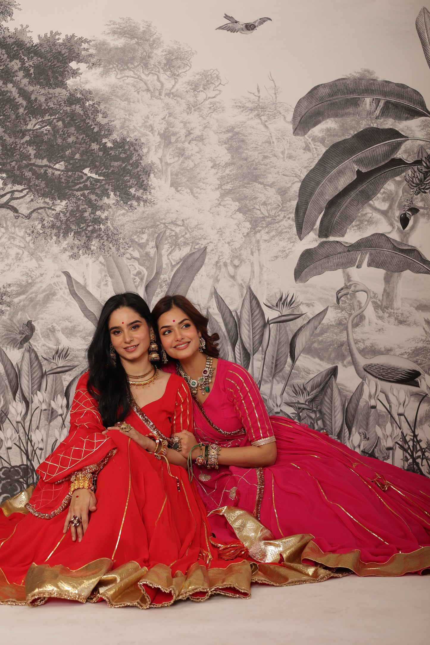 Heer Red Lehenga
