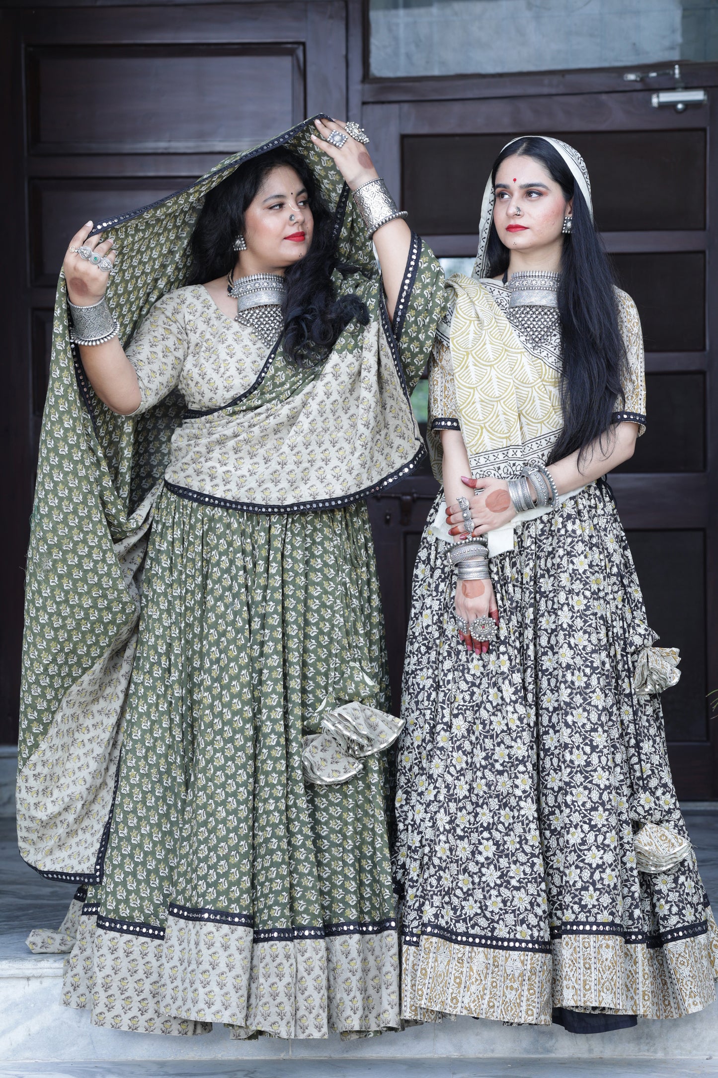 Shambhavi Handblock Lehenga