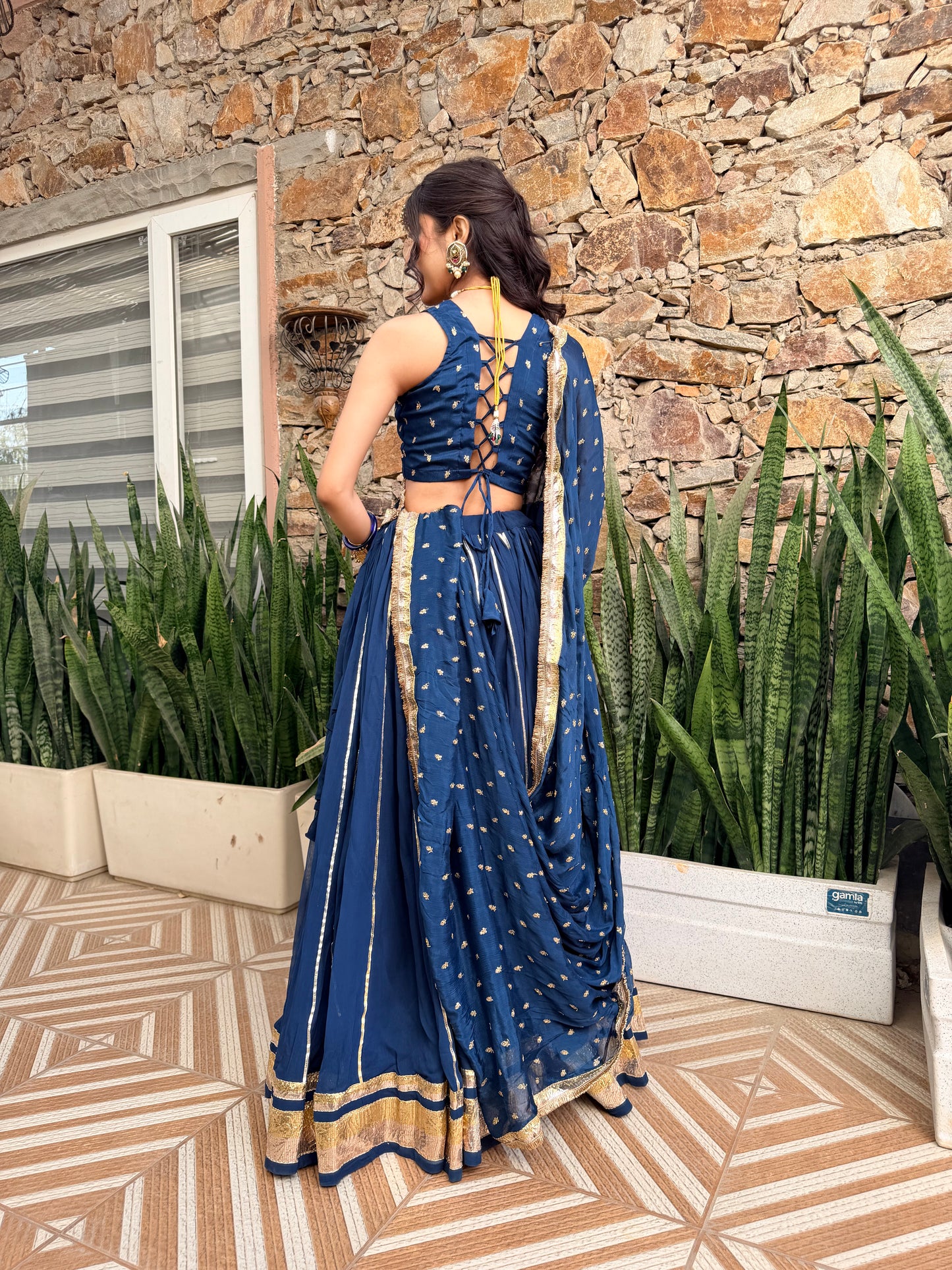 Neelgiri Lehenga