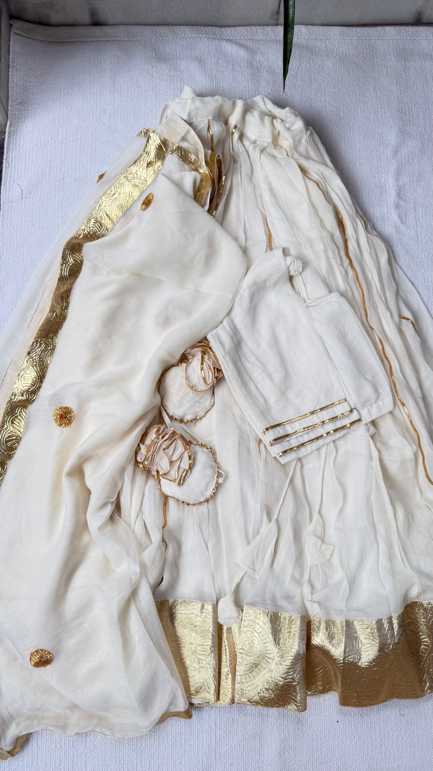 Maithili Off White Lehenga