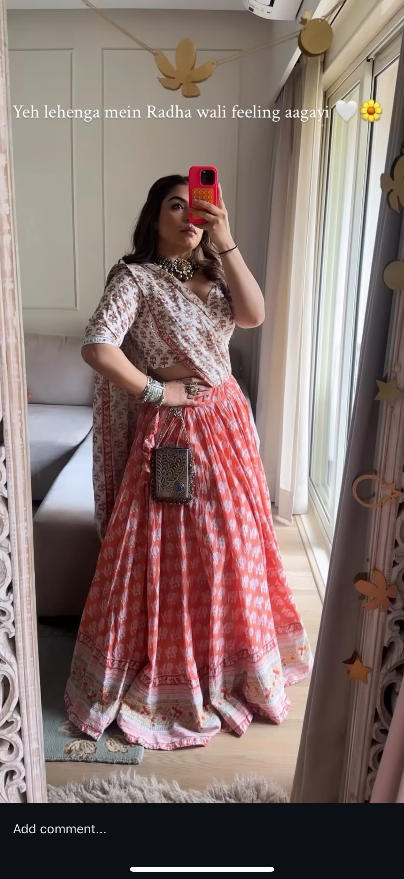 Gopi Peach Lehenga