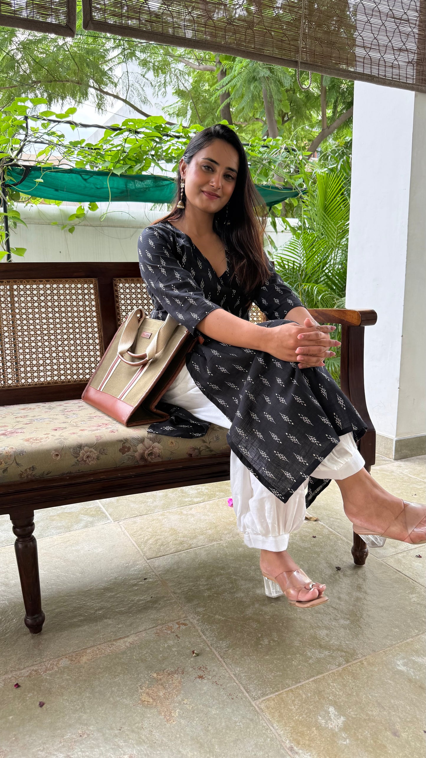NEEMA BLACK KURTA SET