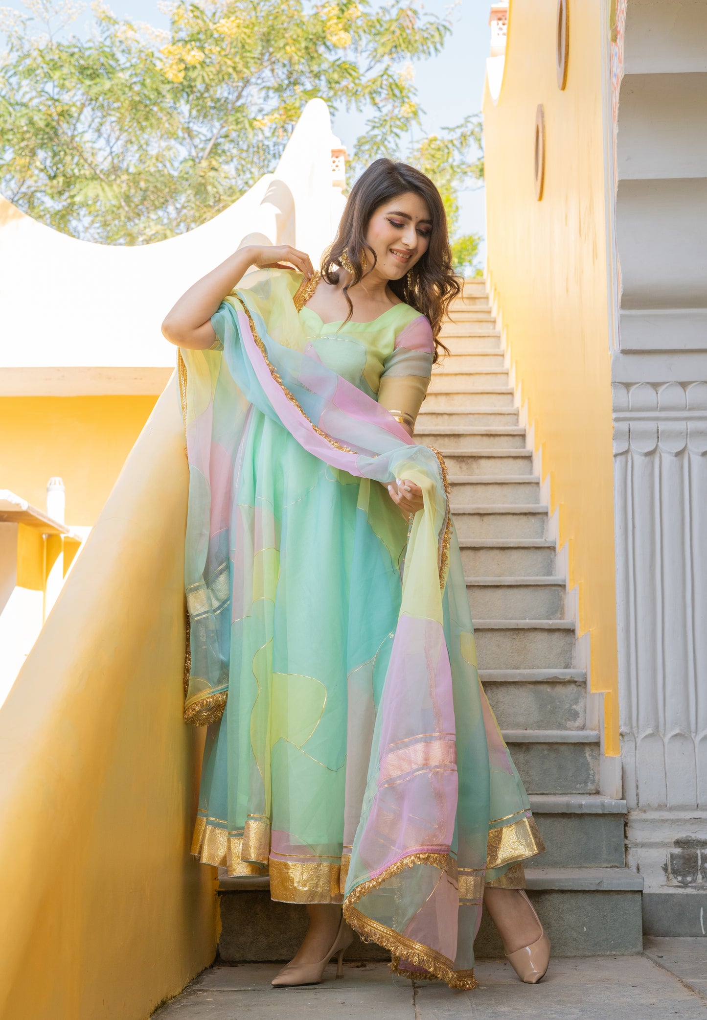 Mannat Anarkali Set