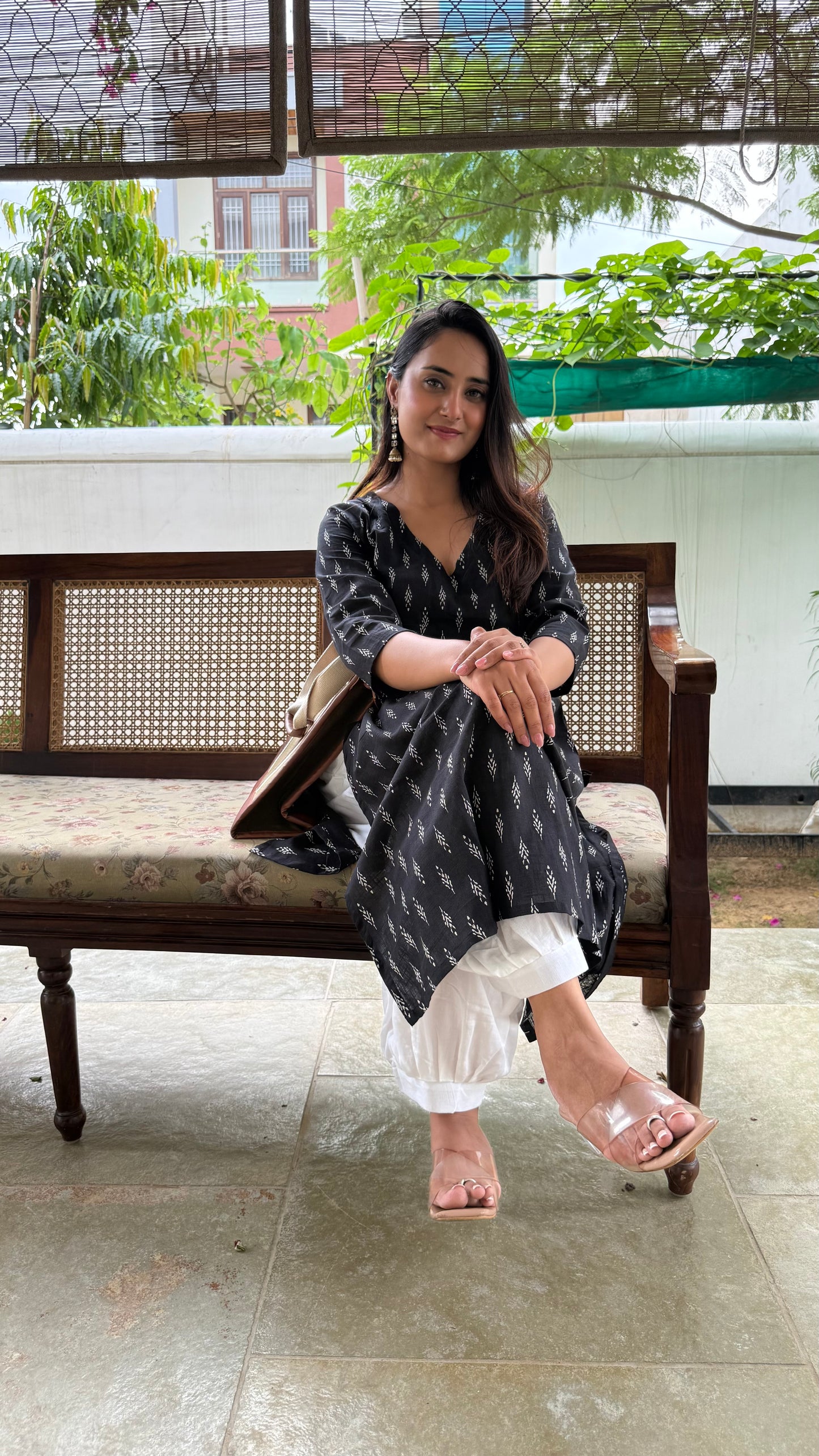 NEEMA BLACK KURTA SET