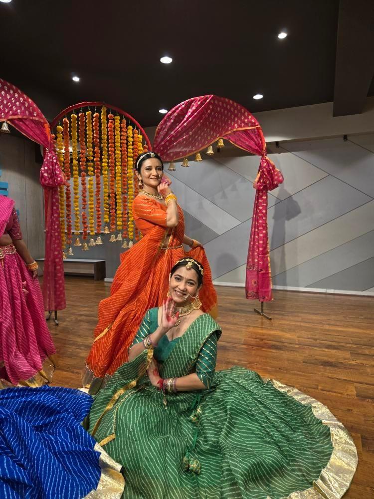 Green Mothda Lehenga