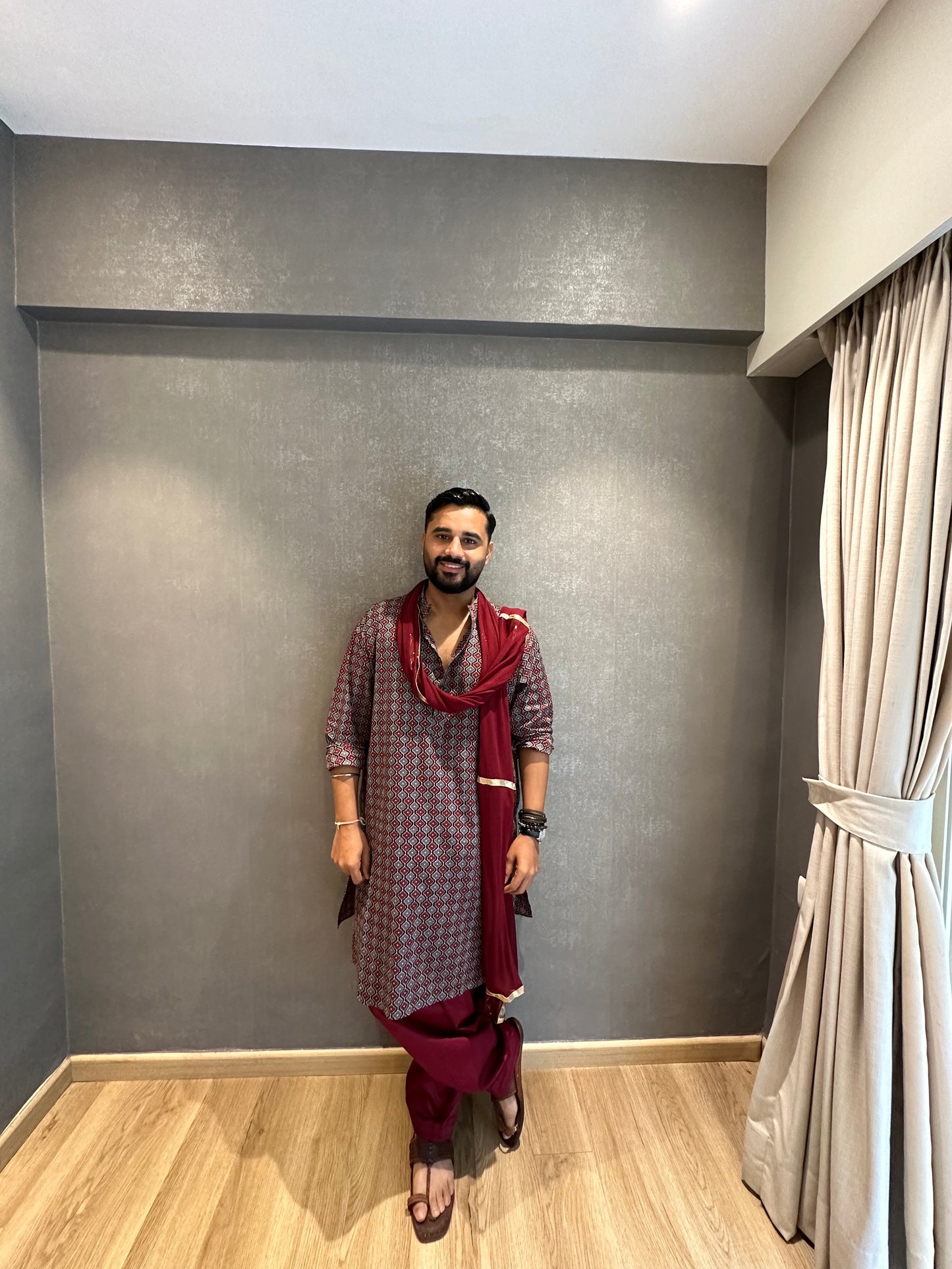 Earth Ajrakh Mens Set