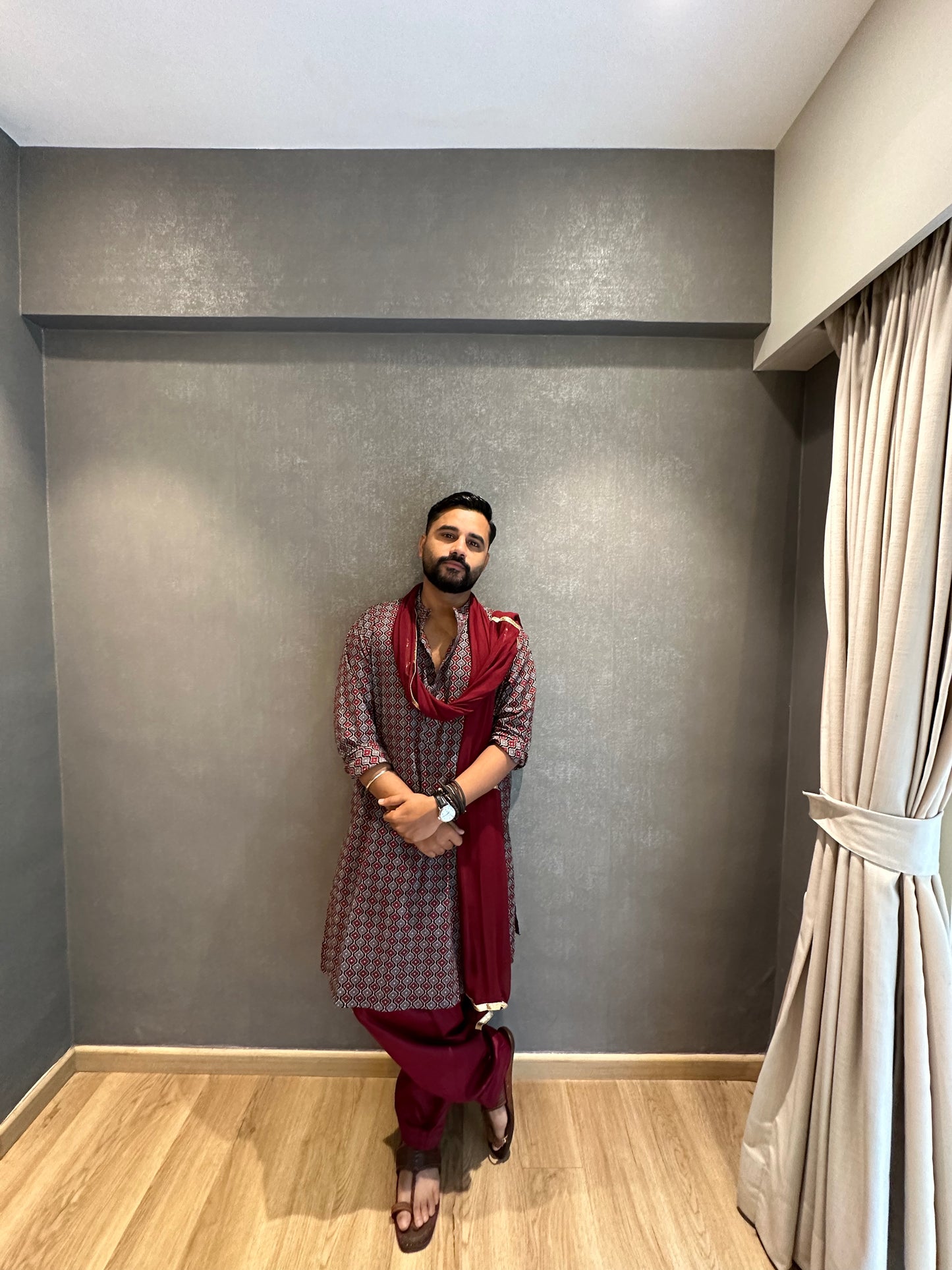 Earth Ajrakh Mens Set