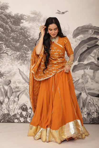 Purvai Haldi Lehenga