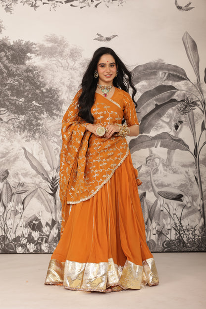 Purvai Haldi Lehenga