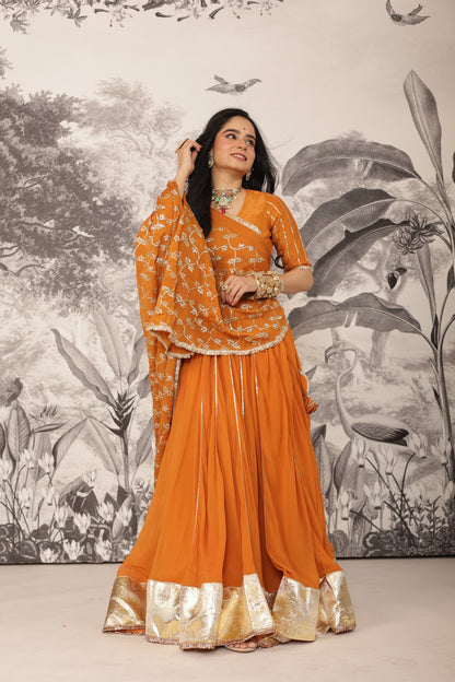 Purvai Haldi Lehenga