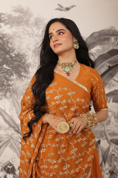 Purvai Haldi Lehenga