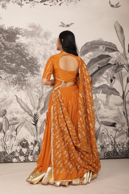 Purvai Haldi Lehenga