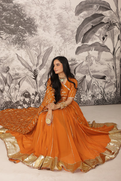 Purvai Haldi Lehenga