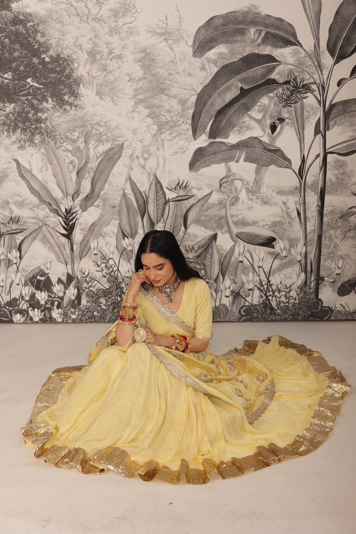 Sahiba Yellow Lehenga