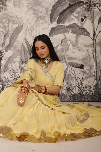 Sahiba Yellow Lehenga