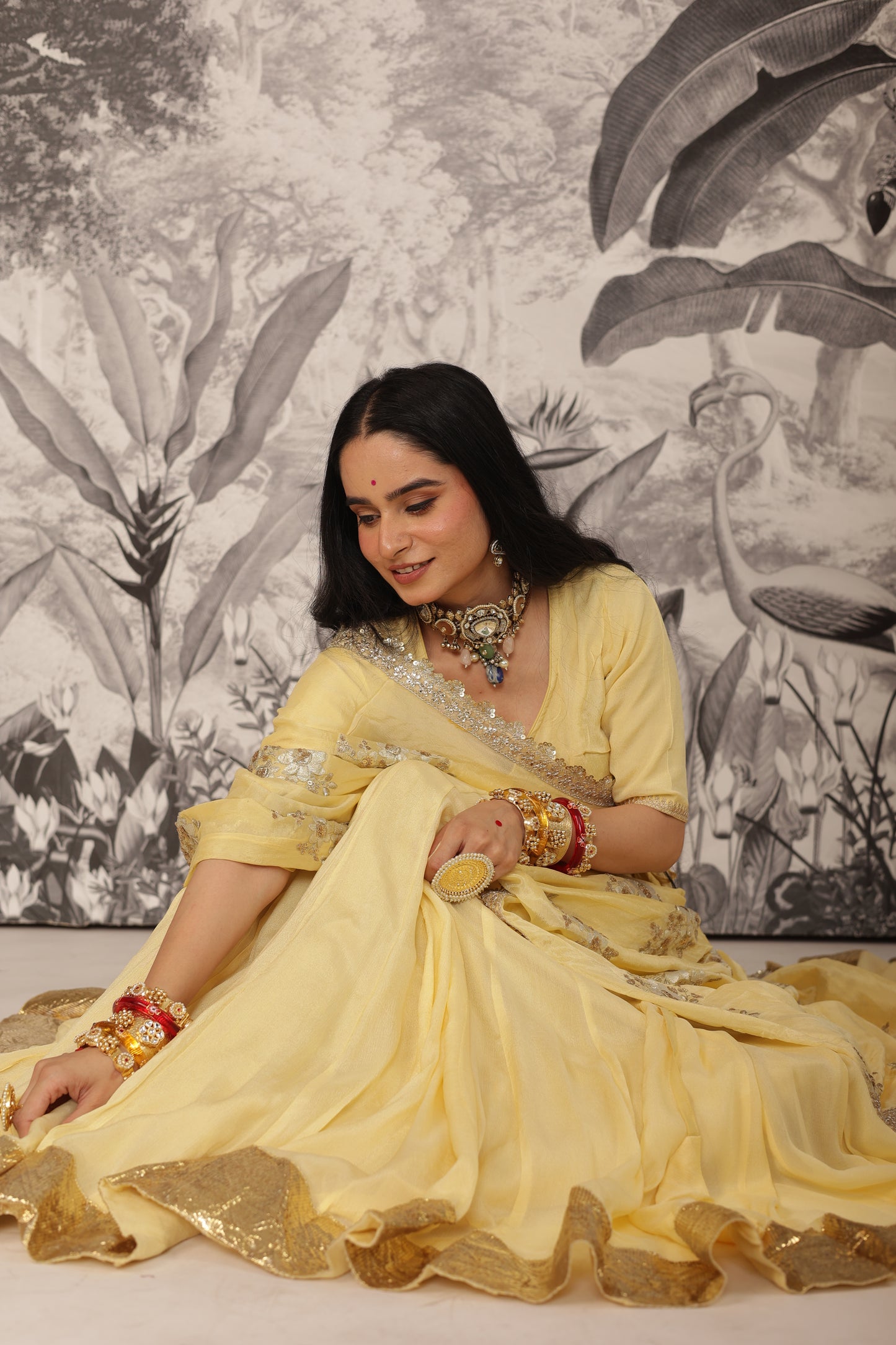 Sahiba Yellow Lehenga