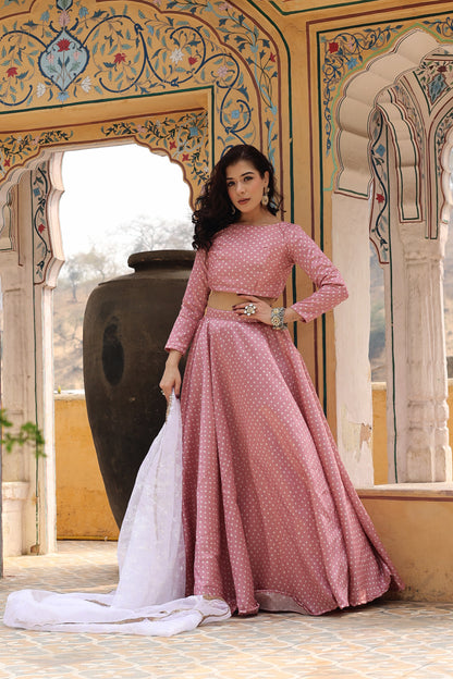 Eknoor Bandhani Lehenga