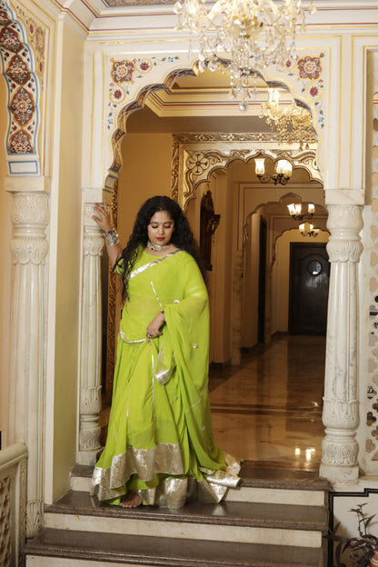 Maithili Green Lehenga