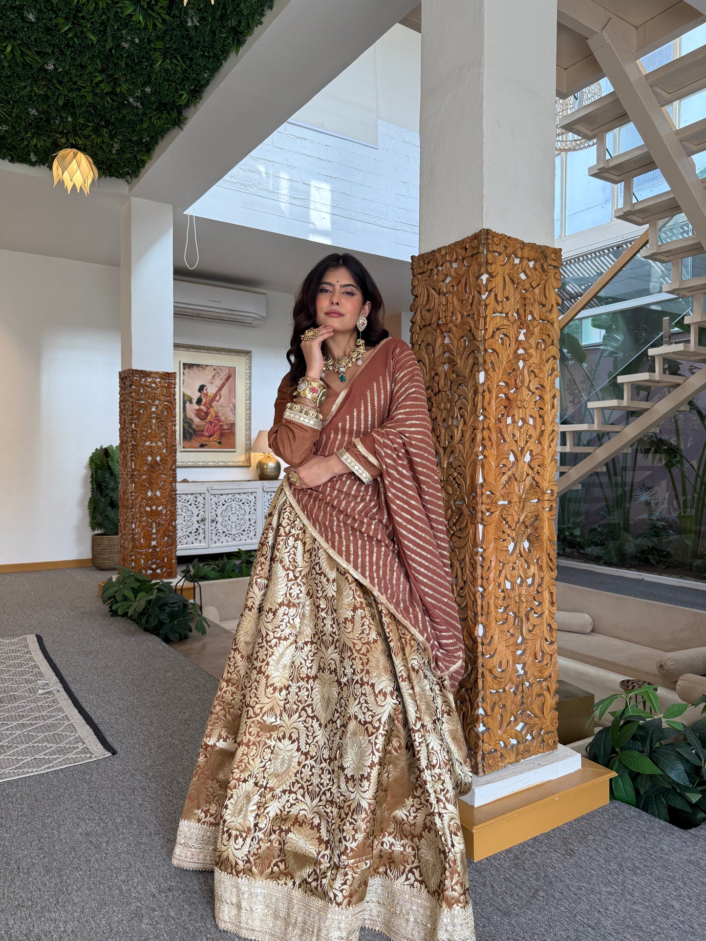 Simran Brown Lehenga