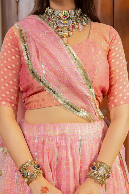 Kaashi Pink Lehenga Set