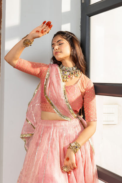 Kaashi Pink Lehenga Set