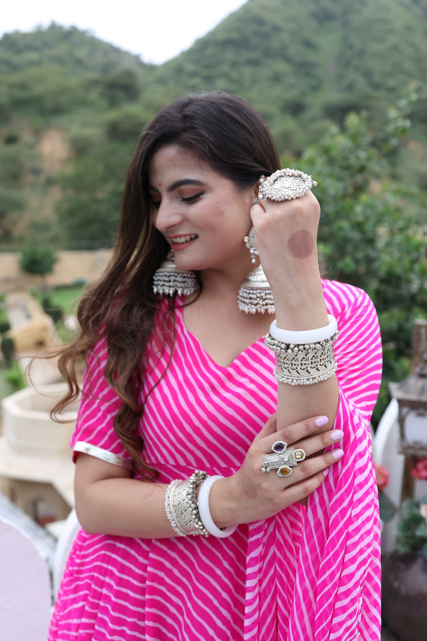 Mohini Pink Anarkali