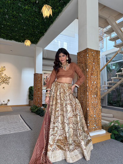 Simran Brown Lehenga