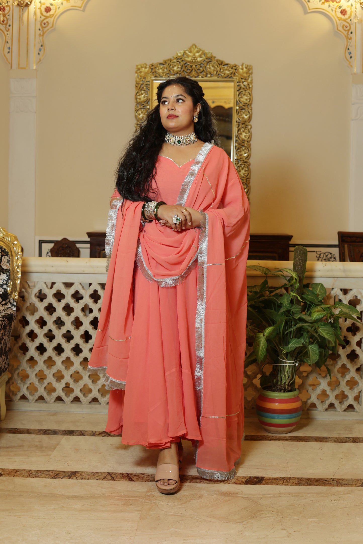 Tejasvi Anarkali Set