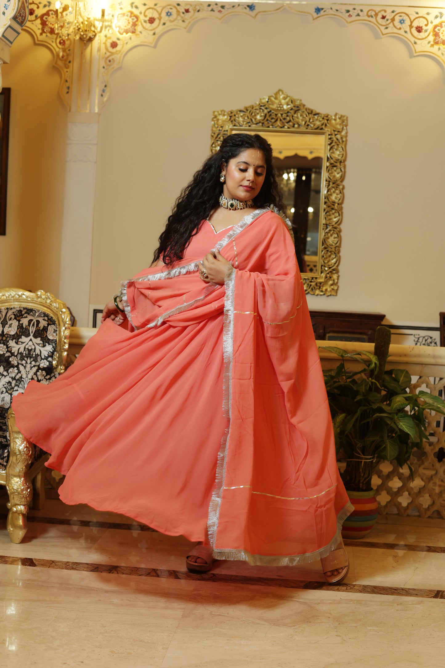 Tejasvi Anarkali Set