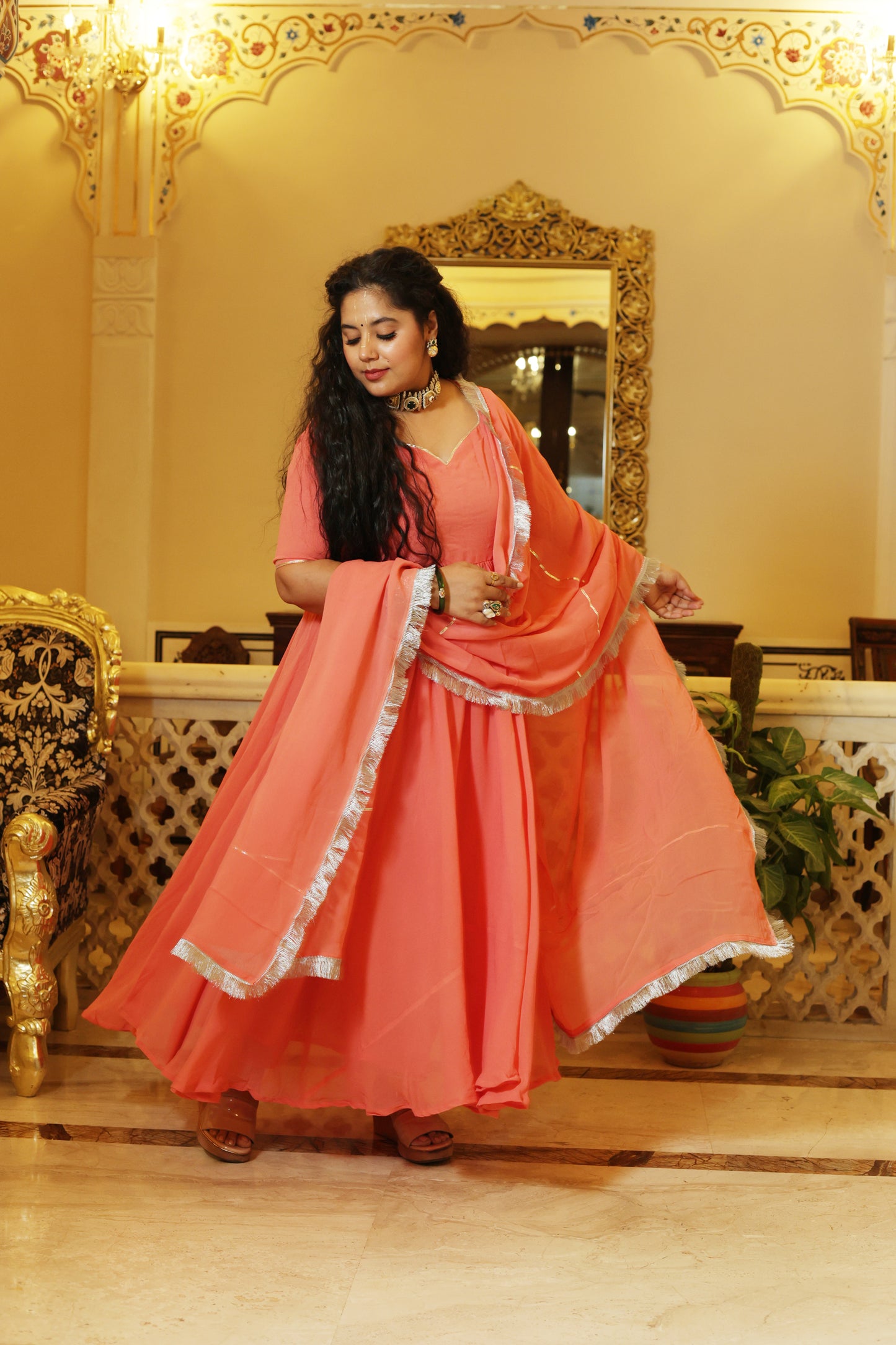 Tejasvi Anarkali Set