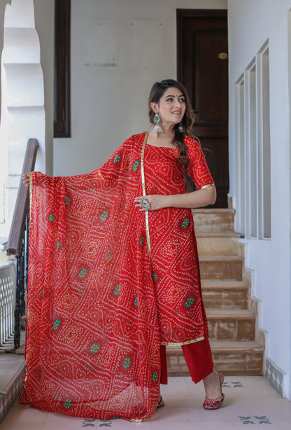 Shree Red Suit Set