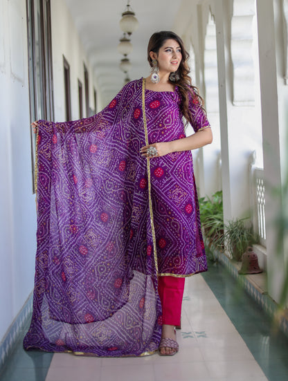 Shree Purple Suit Set