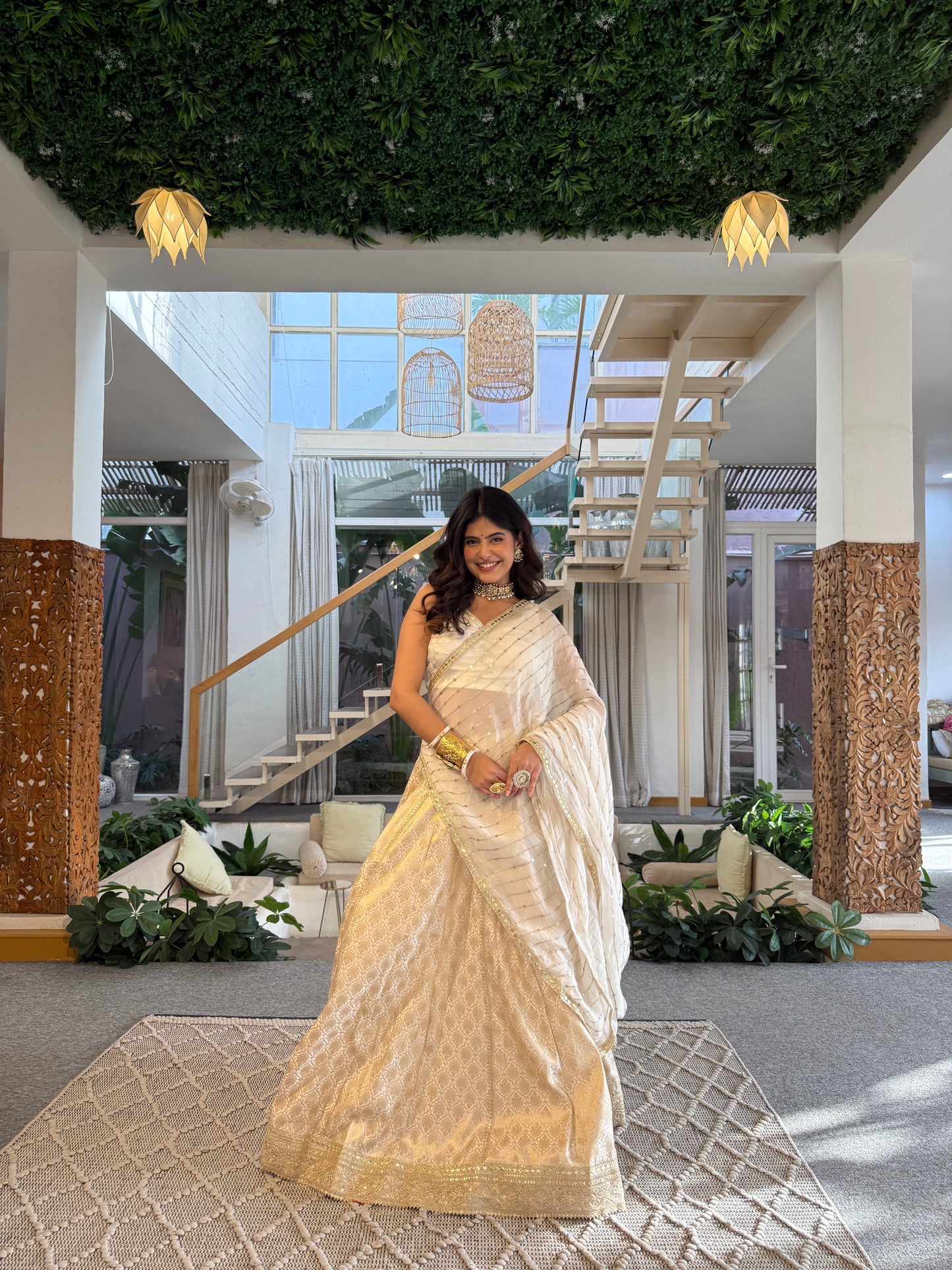 Prajakta Ivory Lehenga