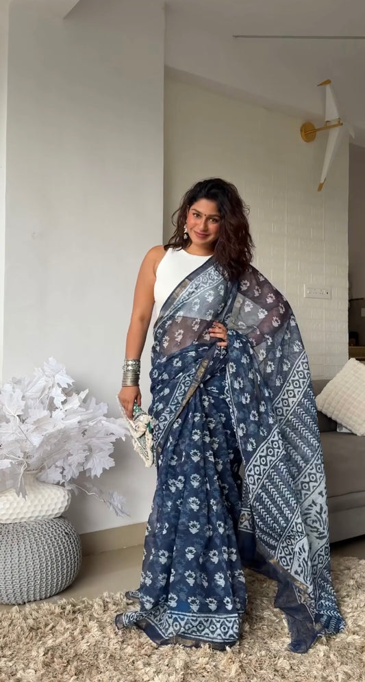 Neha Kotadoriya Saree ( Teerth By Amaanyaa )