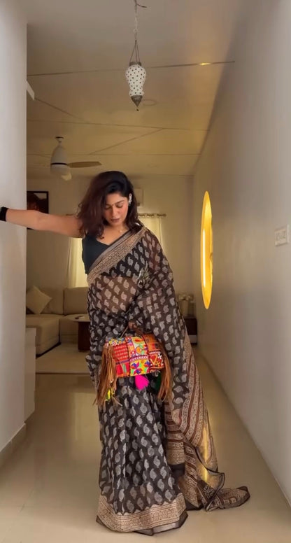 Kamini Kotadoriya Saree ( Teerth By Amaanyaa )