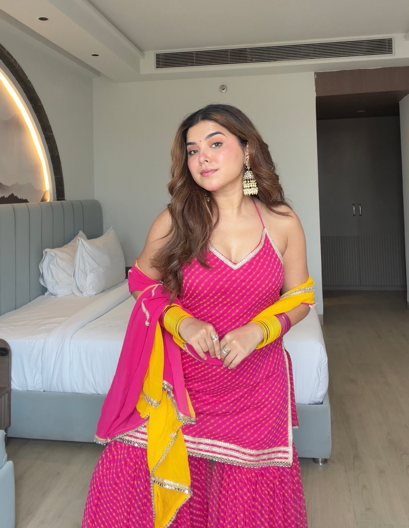 Dhiti Pink Sharara Set