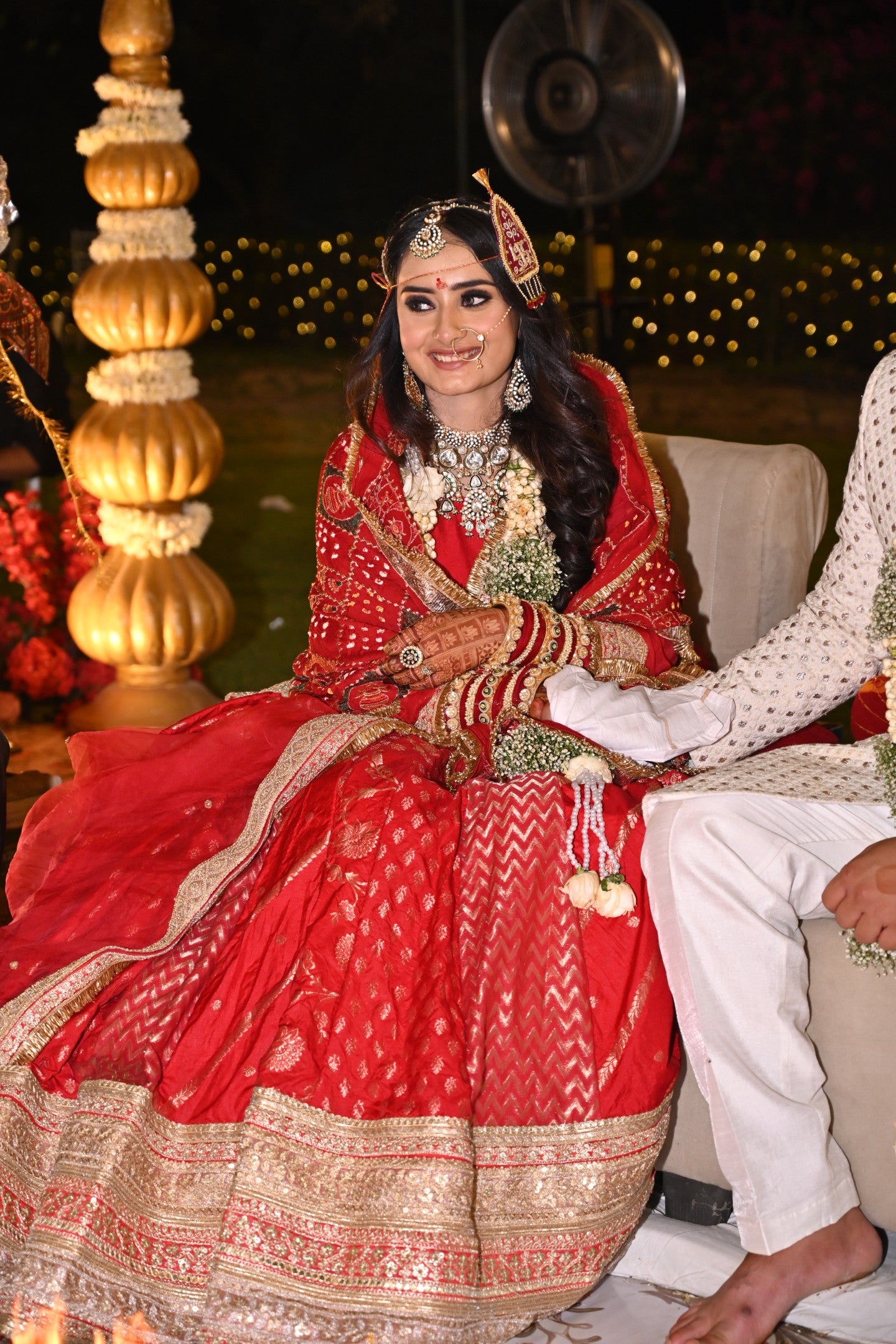 Rukmini Red Banarasi Lehenga (Bridal Lehenga)