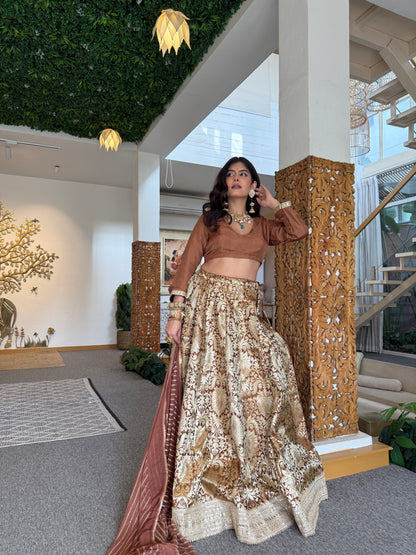 Simran Brown Lehenga