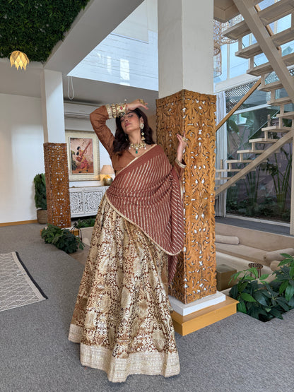 Simran Brown Lehenga