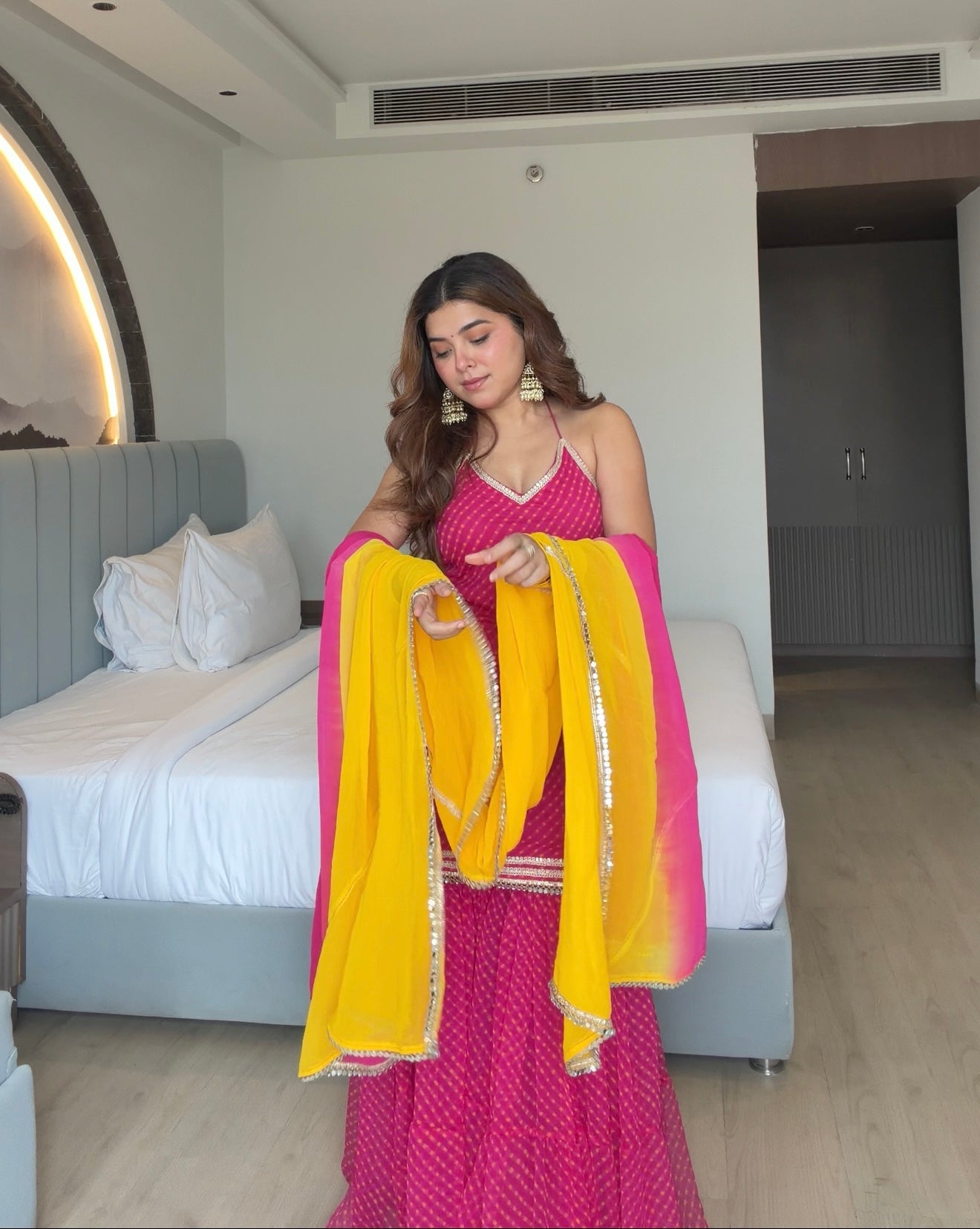 Dhiti Pink Sharara Set