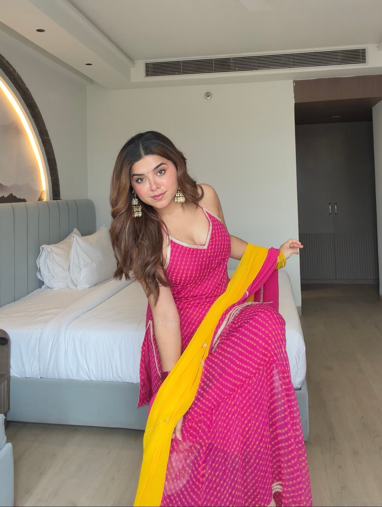 Dhiti Pink Sharara Set