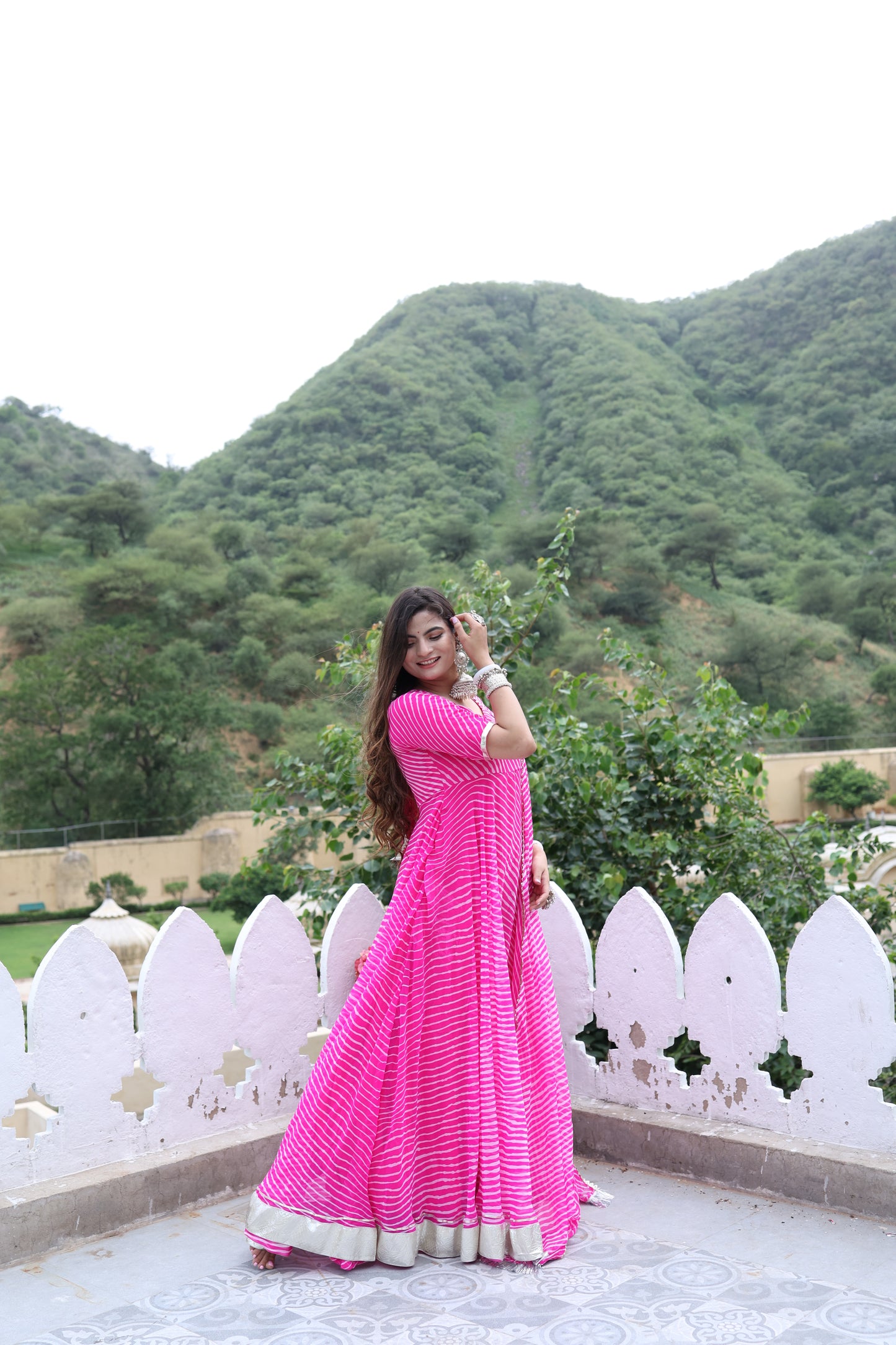 Mohini Pink Anarkali
