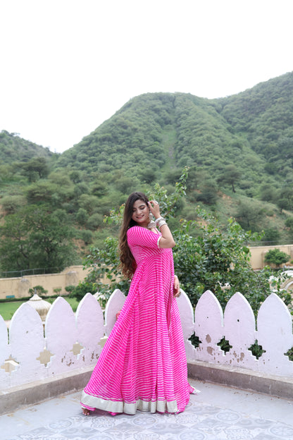 Mohini Pink Anarkali