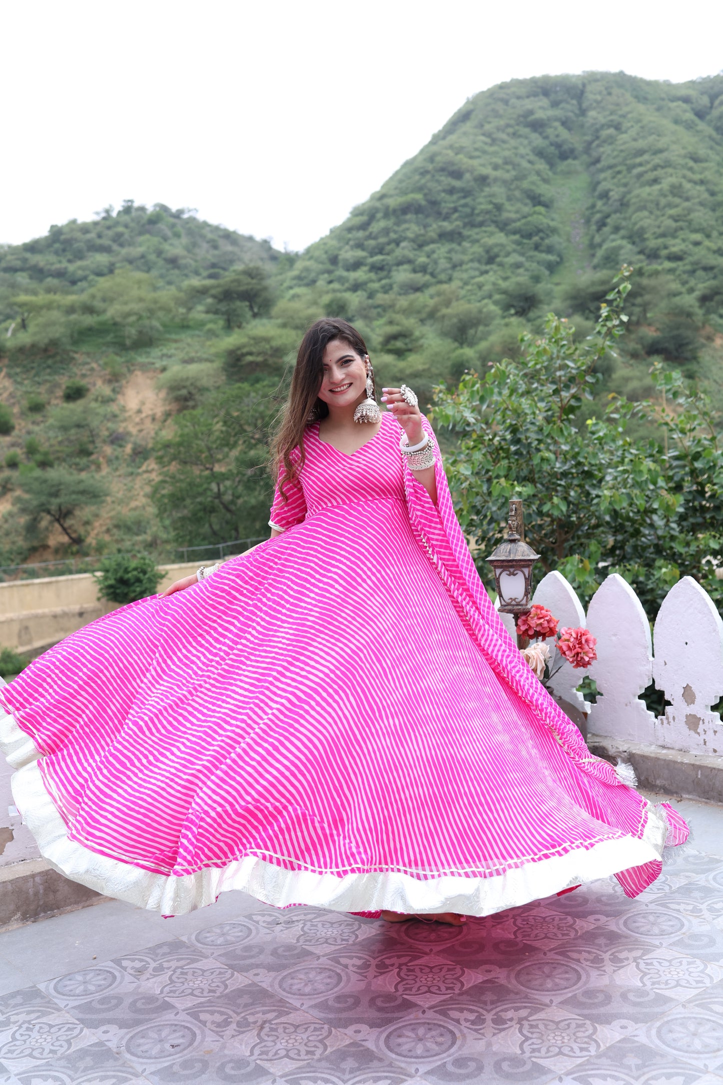 Mohini Pink Anarkali