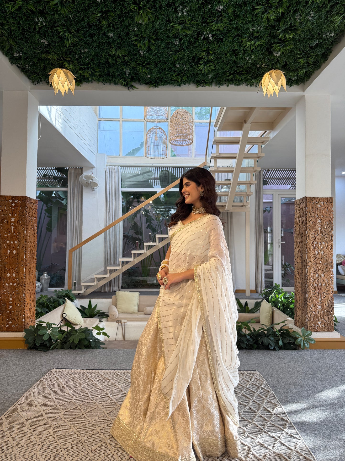 Prajakta Ivory Lehenga