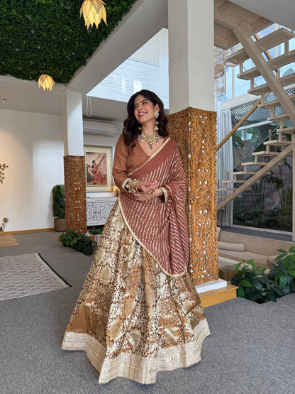 Simran Brown Lehenga