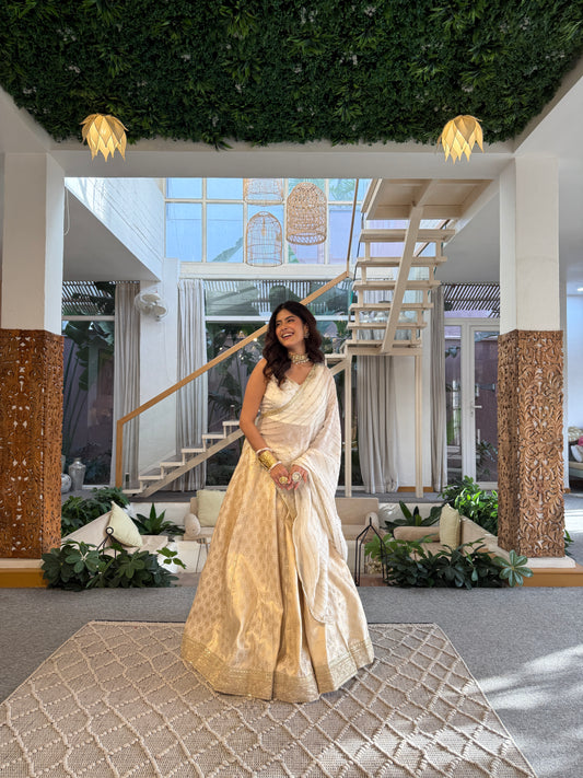 Prajakta Ivory Lehenga