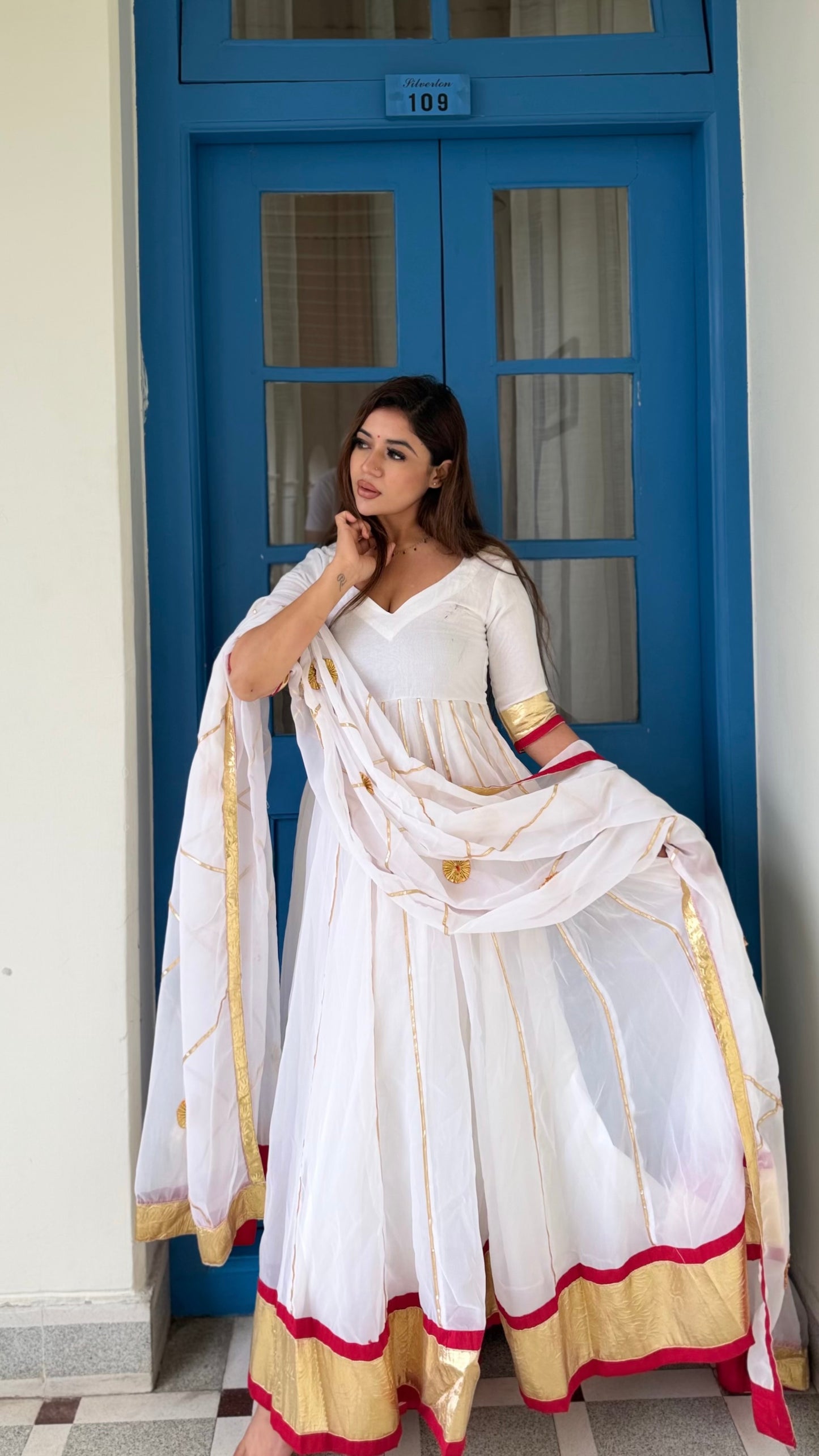 Niharika Georgette Anarkali Set
