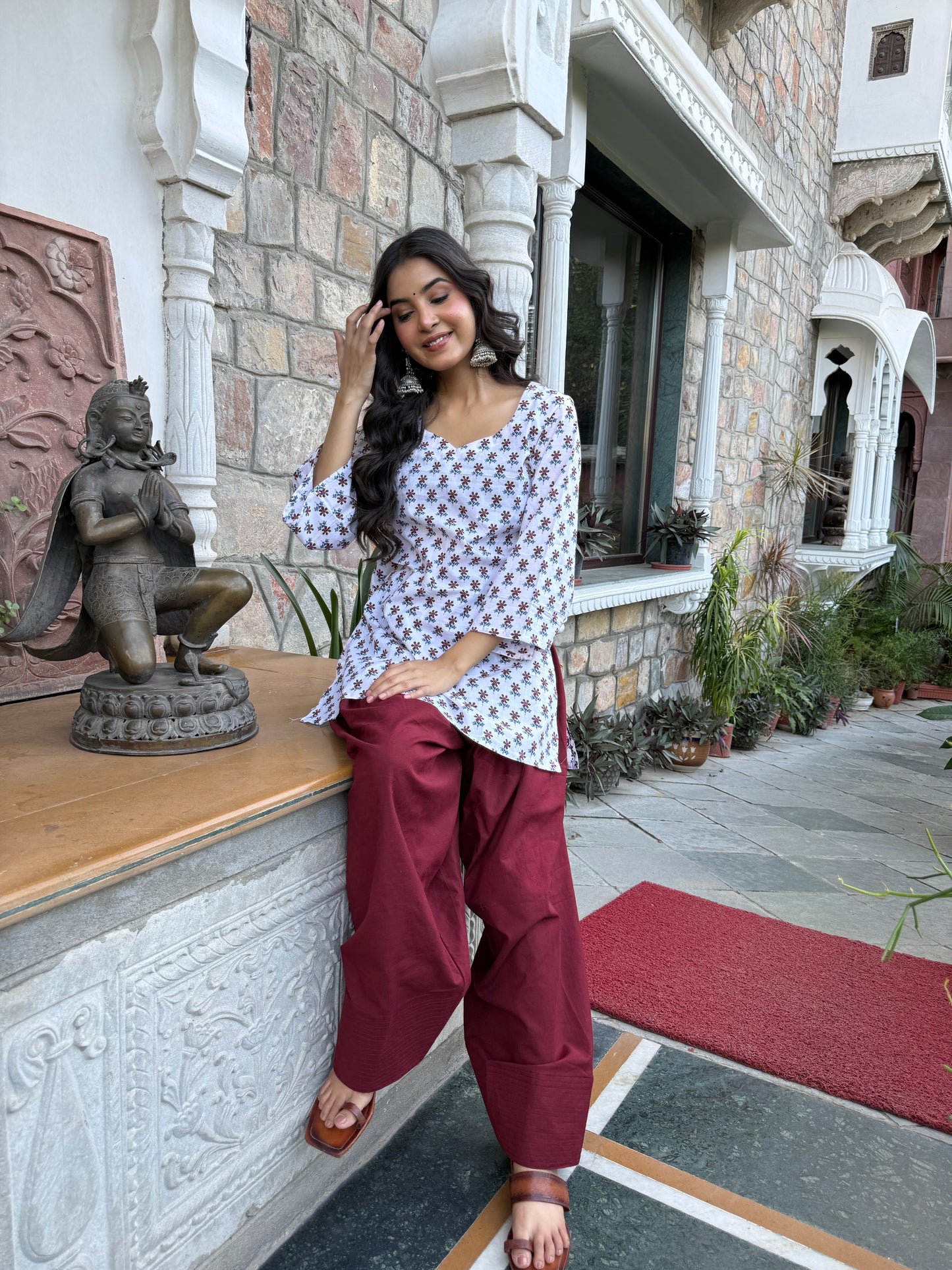 Aabha Cotton Farshi Set