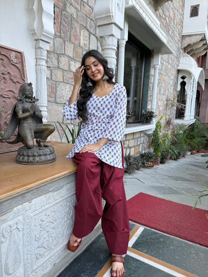 Aabha Cotton Farshi Set
